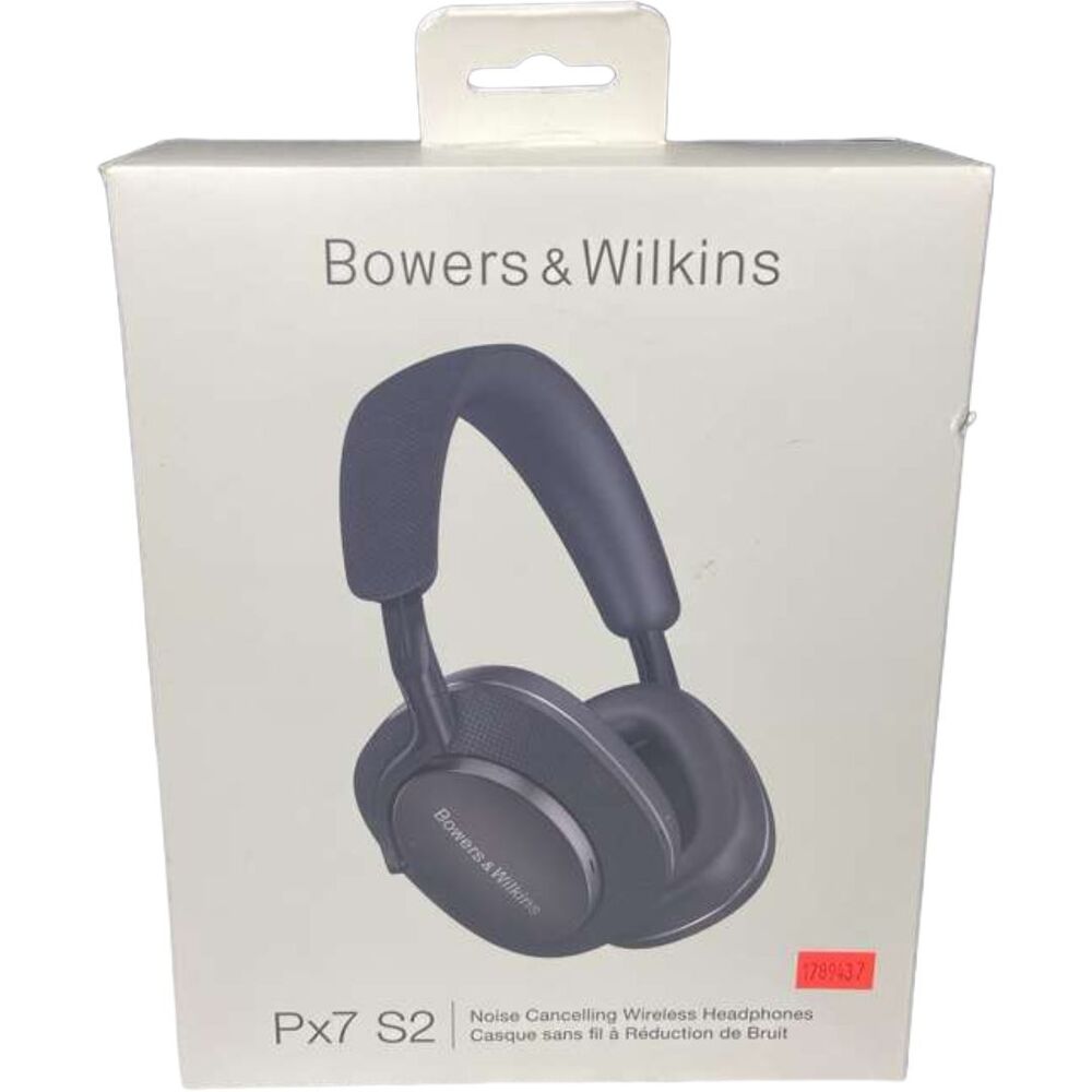 Bowers & Wilkins Px7 S2 Wireless ANC Bluetooth Headphones Black 30Hr Battery